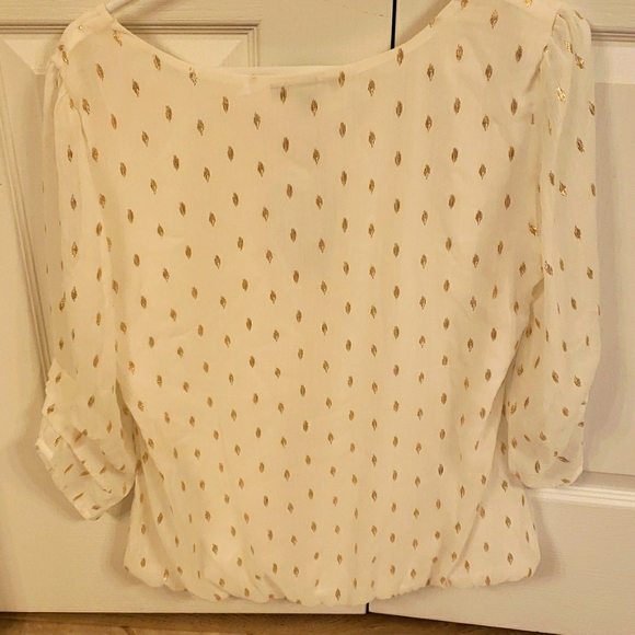 Sara Michelle white blouse size large - Picture 9 of 9